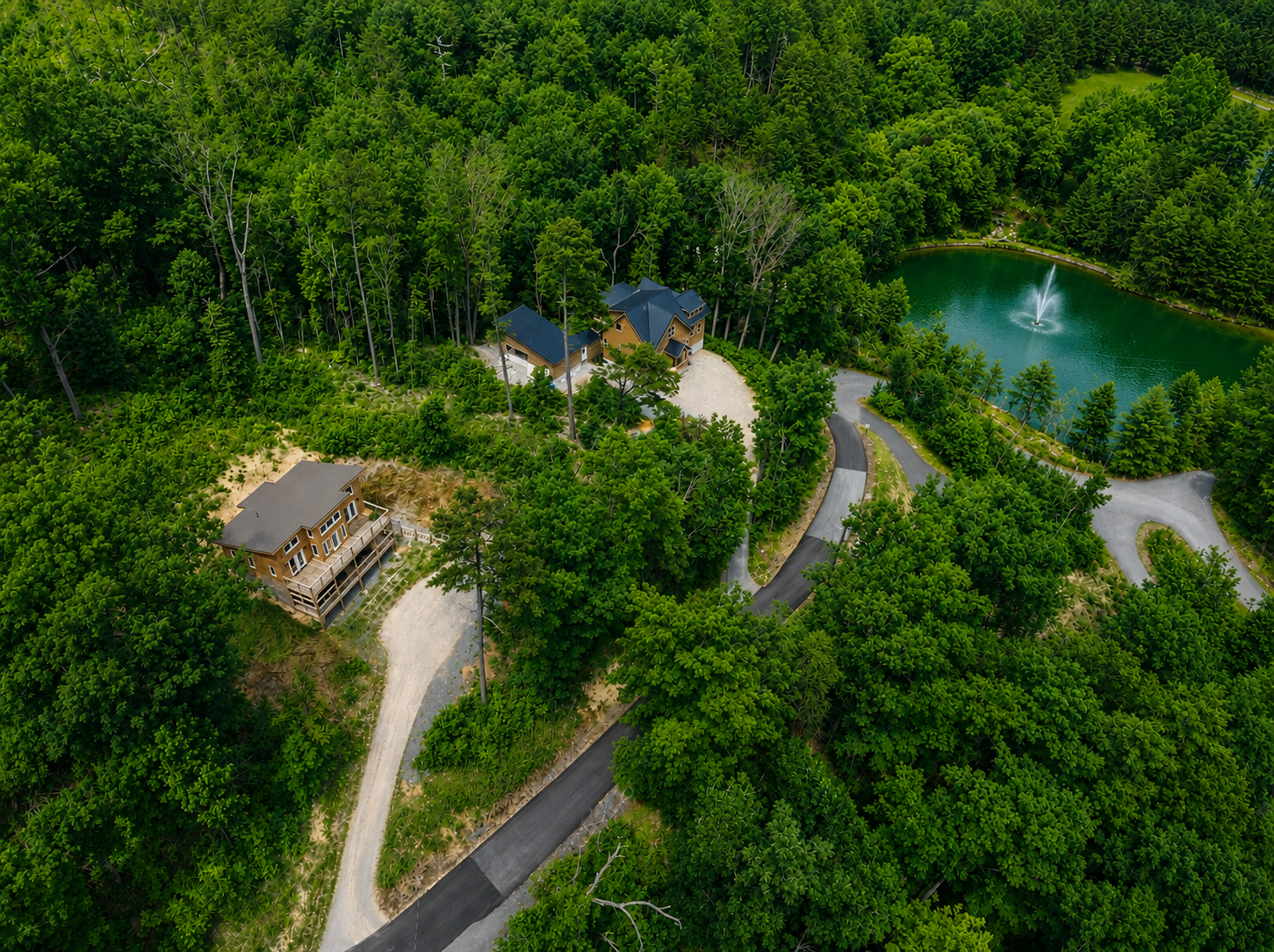 Aerial setting around The Smoky Reserve